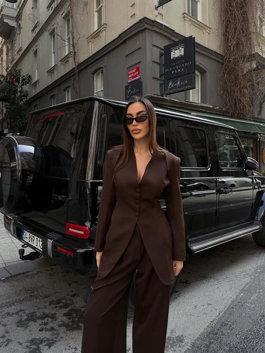 The Turika Brown 3-Piece Set