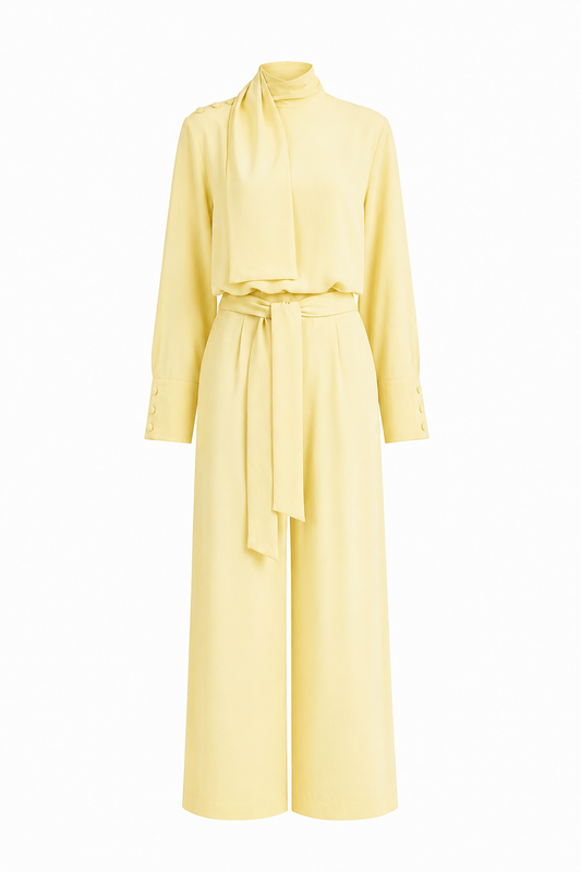 Modest Chic Butter Yellow Summer Set