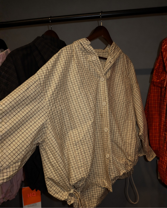 Romy Plaid Hooded Jacket