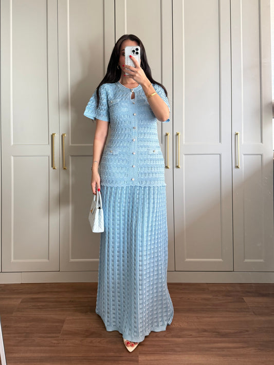 Sandro Knit Maxi Dress