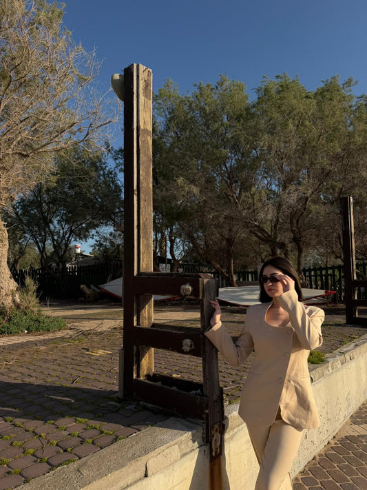 Beige Midnight Elegance Set