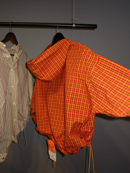 Romy Plaid Hooded Jacket