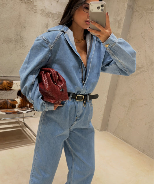 Structured Denim Co-Ord Set