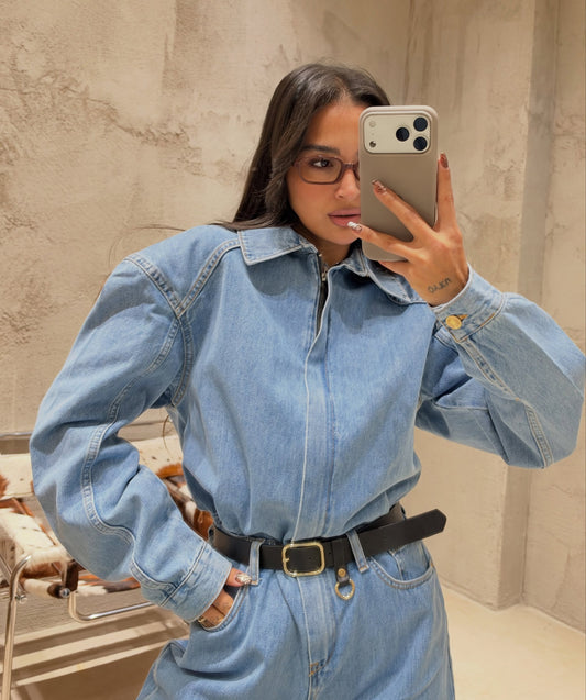 Structured Denim Co-Ord Set