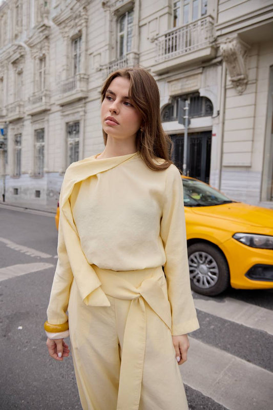 Modest Chic Butter Yellow Summer Set
