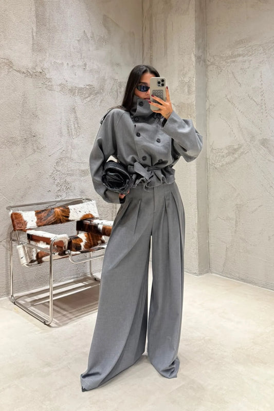 Structured Trench Co-Ord Set