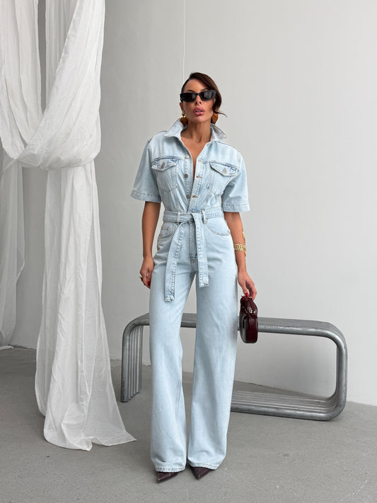 The Cool Girl Denim Jumpsuit