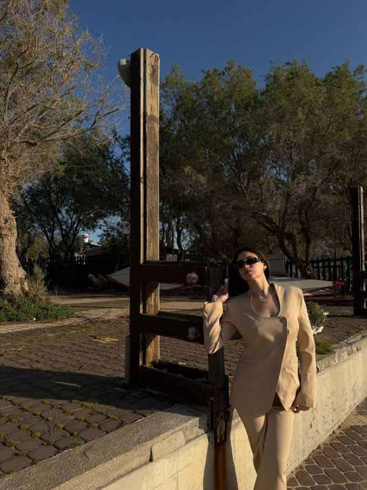 Beige Midnight Elegance Set