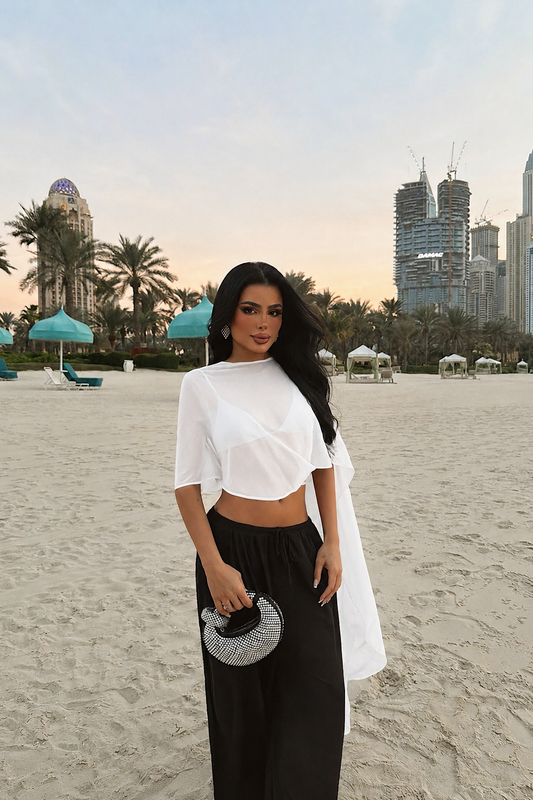 White Mariah Shawl