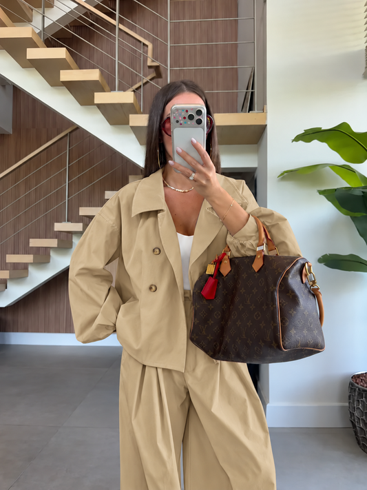 Sienna Beige Oversized Utility Set