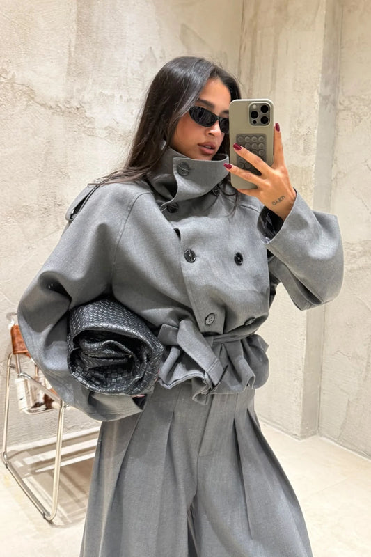 Structured Trench Co-Ord Set