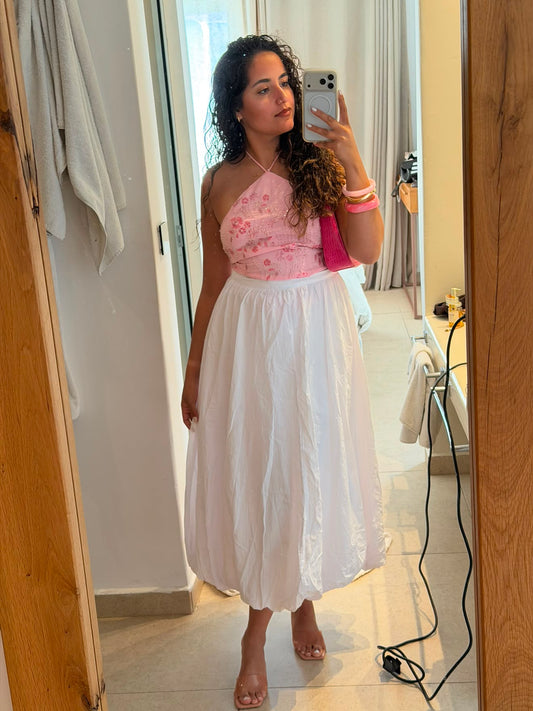 White Breeze Maxi Skirt