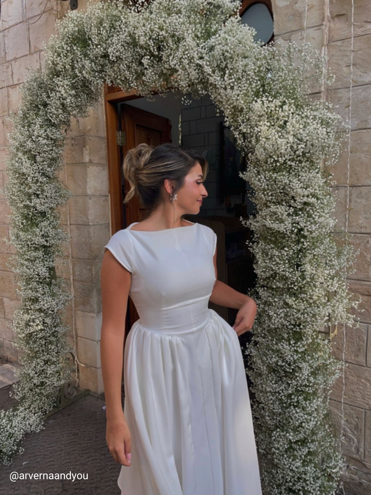 Fitted Midi Length Dress ARVERNA