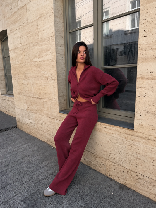 Sculpted Waist Knit Set