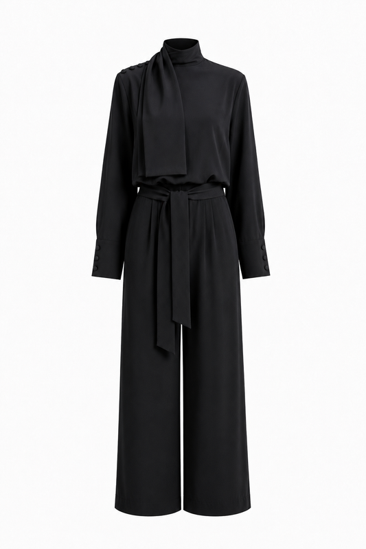 Modest Chic Black Summer Set