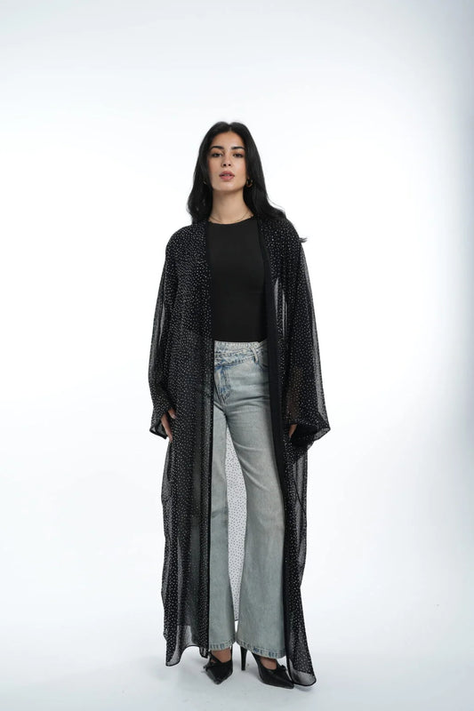 Black Sparkle Abaya