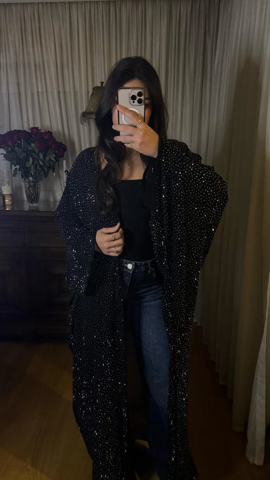 Black Sparkle Abaya