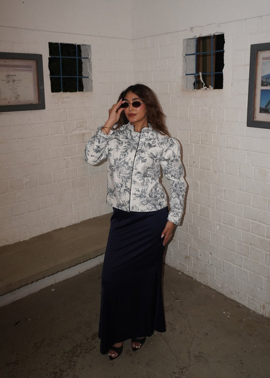 Éloise Ivory Toile Blazer