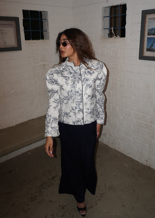 Éloise Ivory Toile Blazer