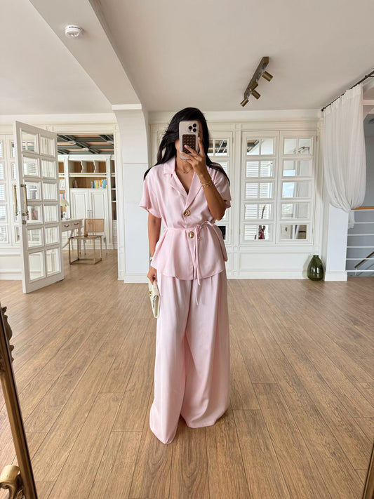 Timeless Baby Pink Comfort Summer Set