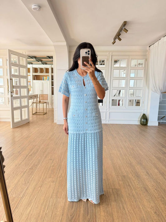 Sandro Knit Maxi Dress
