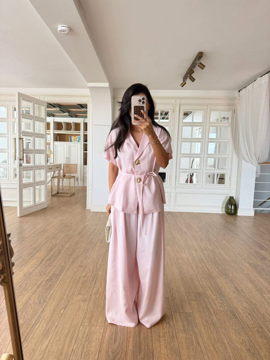Timeless Baby Pink Comfort Summer Set
