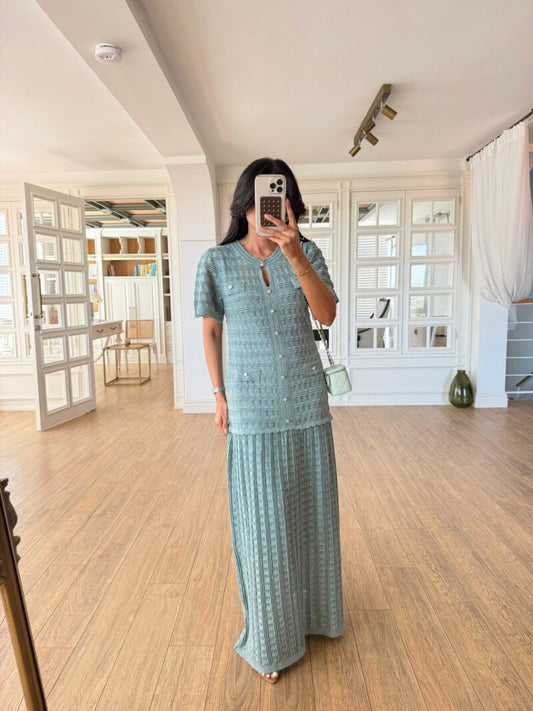 Sandro Knit Maxi Dress