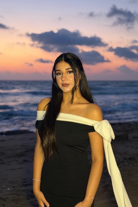 Brianna Double Color Dress