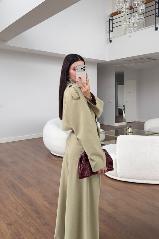 Structured Trench Co-Ord Set