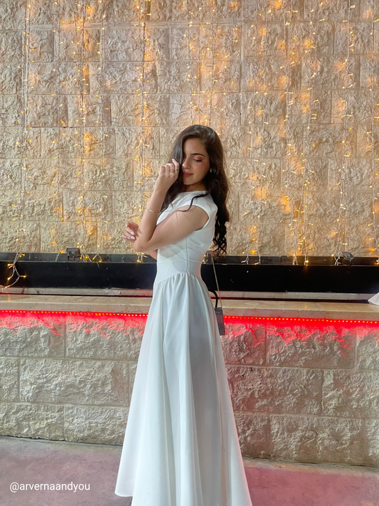 Fitted Midi Length Dress ARVERNA