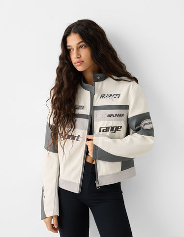 Sport Racer Leather Jacket