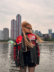 Formula Ferrari F1 Leather Jacket