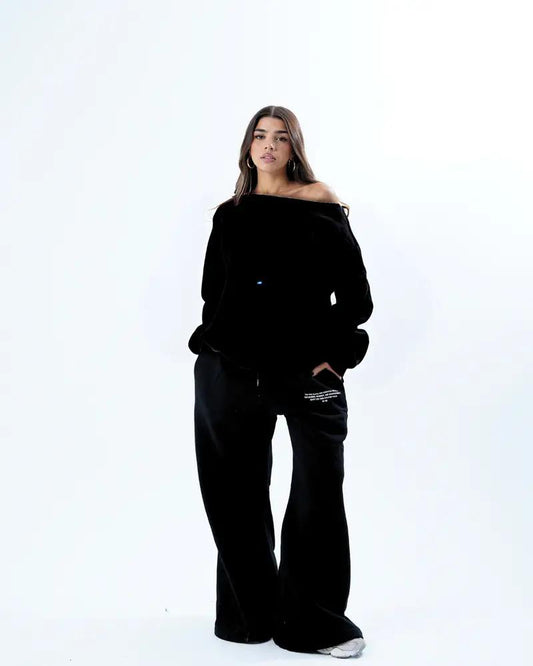 ARVERNA Off Shoulder Black Full Set