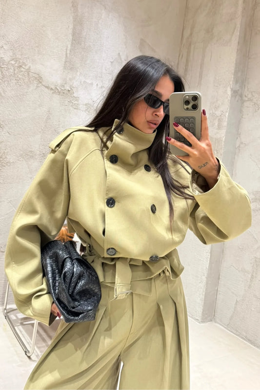 Structured Trench Co-Ord Set