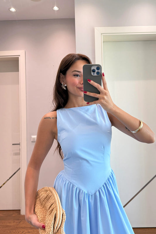 WAIST DETAILED DESIGN DRESS ARVERNA