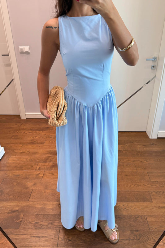 WAIST DETAILED DESIGN DRESS ARVERNA