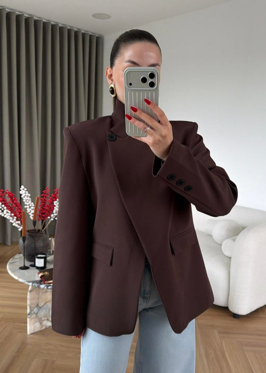 Belinda Mandarin Collar Jacket