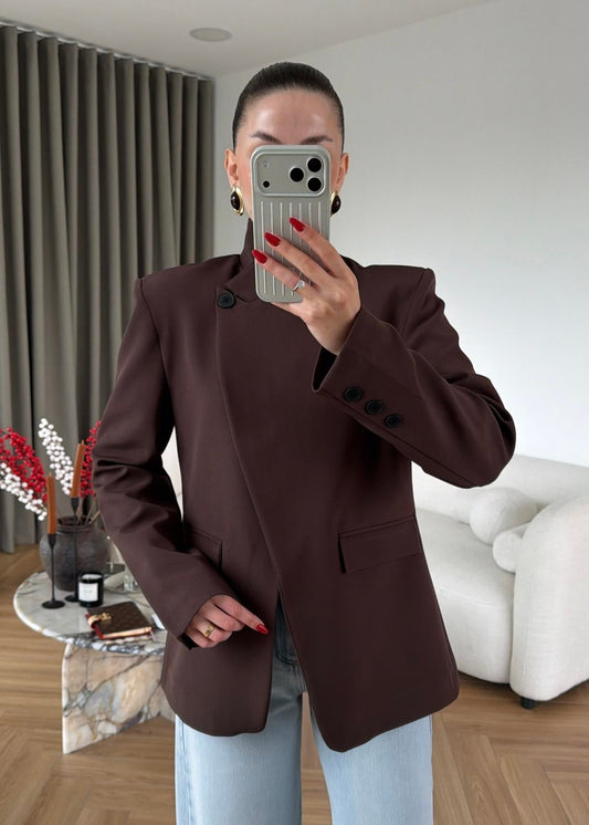 Belinda Mandarin Collar Jacket