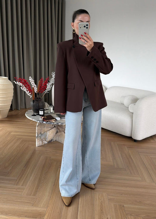 Belinda Mandarin Collar Jacket