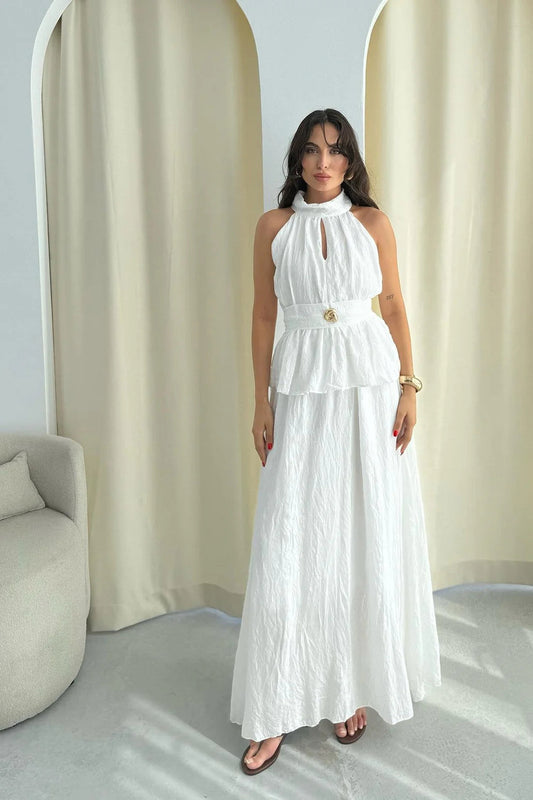 Buckle Detailed Skirt