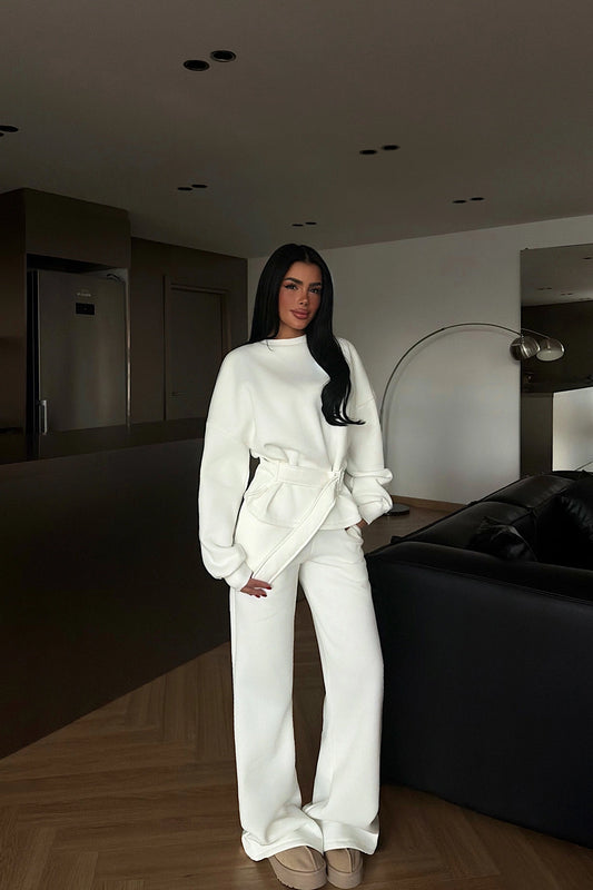 White Luzzy Tracksuit