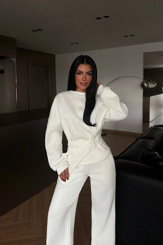 White Luzzy Tracksuit