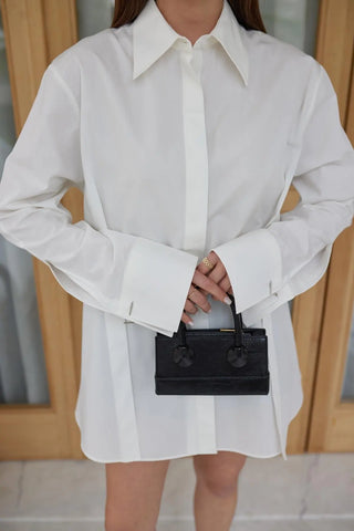 Cotton Pleated Shirt