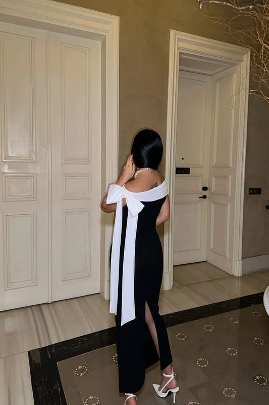 Brianna Double Color Dress