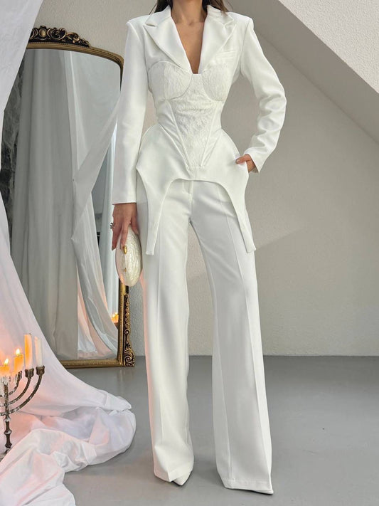 Power Look 3-Piece Corset Suit