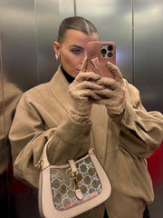 Bandera Dark Beige Bomber Jacket