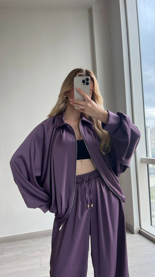 SATIN BOMBER TRACKSUITS