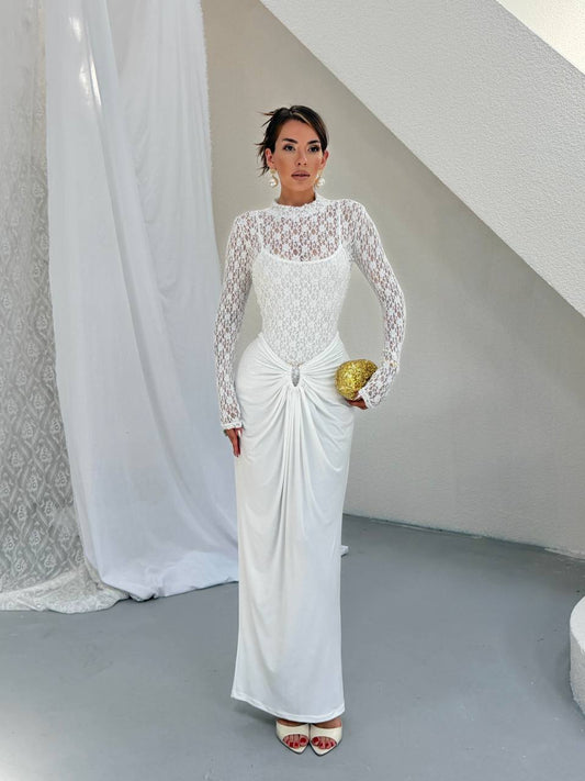 Espresso Lace Three-Piece Set