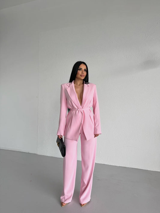 حزام خصر فاخر للبدلة الوردية