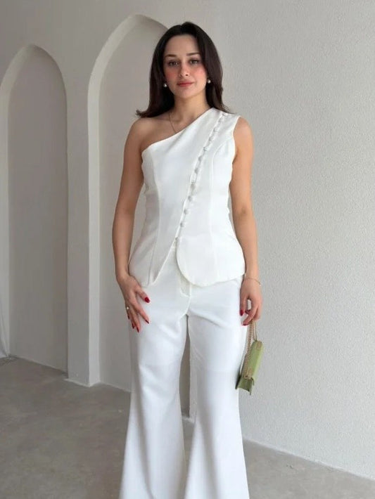 Veloura One-Shoulder Set